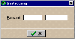 Der Start des Browsers ist nur mit Paßwort möglich